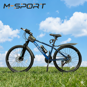 XE ĐẠP MTB MSPORT M210-1  HỢP KIM THÉP, BỘ ĐỀ 24 TỐC ĐỘ KÈM BAGA
