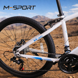 XE ĐẠP MTB MSPORT M210  HỢP KIM THÉP, BỘ ĐỀ 24 TỐC ĐỘ 