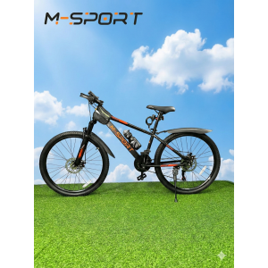 XE ĐẠP MTB MSPORT M210-1  HỢP KIM THÉP, BỘ ĐỀ 24 TỐC ĐỘ KÈM BAGA