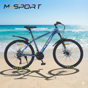 XE ĐẠP MTB MSPORT M220 HỢP KIM THÉP, BỘ ĐỀ 24 TỐC ĐỘ  24-26 INCH