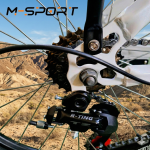 XE ĐẠP MTB MSPORT M210-1  HỢP KIM THÉP, BỘ ĐỀ 24 TỐC ĐỘ KÈM BAGA