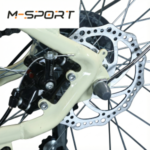 XE ĐẠP MSPORT M011 CÀ PHÊ MINI 24 INCH, HỢP KIM THÉP.