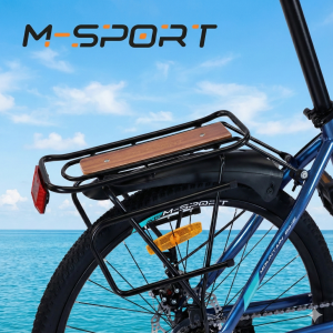 XE ĐẠP MTB MSPORT M220-1 HỢP KIM THÉP, BỘ ĐỀ 24 TỐC ĐỘ  24-26 INCH KÈM BAGA 