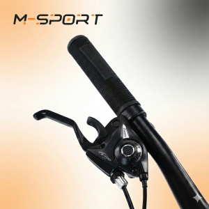 XE ĐẠP MTB MSPORT M220-2 HỢP KIM THÉP, BỘ ĐỀ 21 TỐC ĐỘ 26 INCH KÈM BAGA  KHUNG LỚN