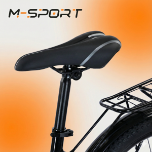 XE ĐẠP MTB MSPORT M220-2 HỢP KIM THÉP, BỘ ĐỀ 21 TỐC ĐỘ 26 INCH KÈM BAGA  KHUNG LỚN