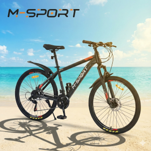 XE ĐẠP MTB MSPORT M220 HỢP KIM THÉP, BỘ ĐỀ 24 TỐC ĐỘ  24-26 INCH