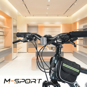 XE ĐẠP MTB MSPORT M230-1 HỢP KIM THÉP, BỘ ĐỀ 21 TỐC ĐỘ 26 INCH KÈM BAGA  